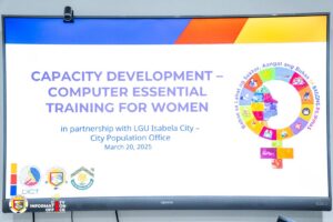 CAPACITY DEVELOPMENT-COMPUTER ESSENTIAL TRAINING FOR WOMEN