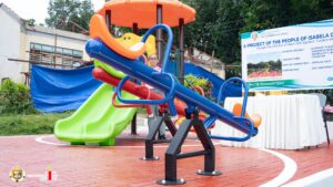 ISABELA CITY TURNS OVER NEW PLAYGROUND IN BARANGAY BUSAY