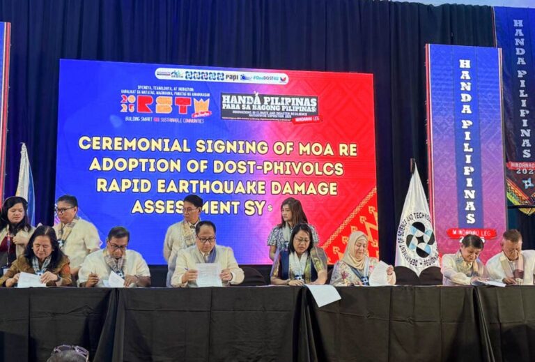 LGU-ISABELA CITY INKS MOA WITH DOST-PHIVOLCS ON EARTHQUAKE PREPAREDNESS