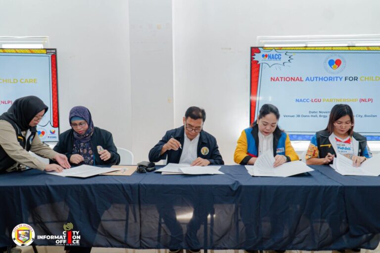 LGU-ISABELA CITY, RACCO IX, NACC STRENGTHEN CHILDCARE SYSTEM THROUGH NLP ORIENTATION, MOA SIGNING