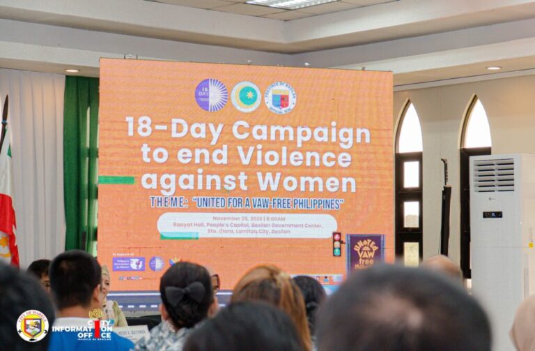 MAYOR DADAH CHAMPIONS WOMEN’S EMPOWERMENT IN BASILAN’S LAUNCH OF THE 18-DAY ANTI-VAW CAMPAIGN