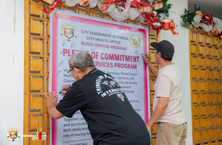 LGU-ISABELA CITY RALLIES LOCAL, BARANGAY BLOOD COUNCILS TO STRENGTHEN COMMUNITY DONATION PROGRAM