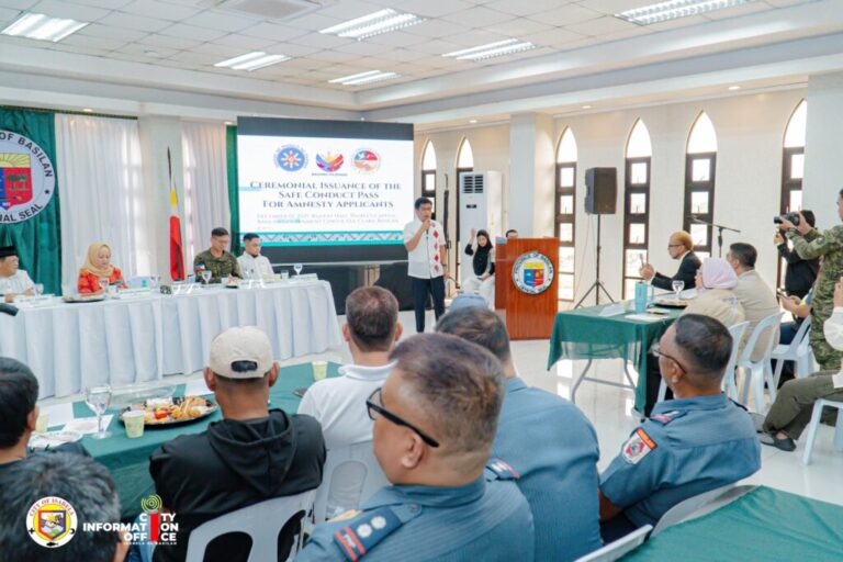 NAC, LAB, BASILAN PROVINCIAL GOVERNMENT LEAD CEREMONIAL ISSUANCE OF SAFE CONDUCT PASSES