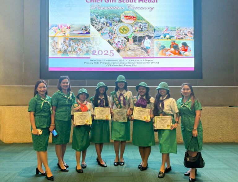 BASILAN GIRLS SCOUTS PAY COURTESY VISIT, CELEBRATE CHIEF GIRL SCOUT MEDALISTS