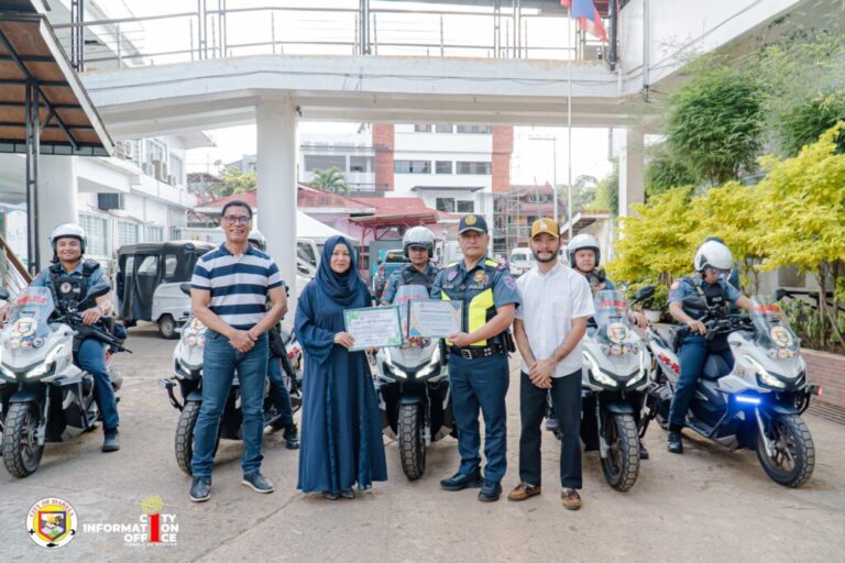 FOR BETTER SECURITY, LGU HANDS ISABELA CITY POLICE STATION WITH 5 MOTORBIKES
