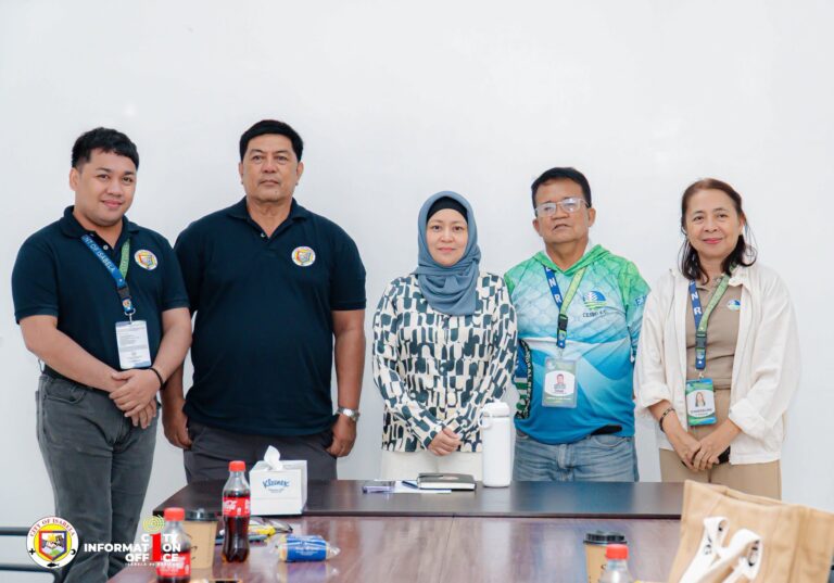 KEY AGENCY OFFICIALS PAY COURTESY CALLS ON MAYOR DADAH