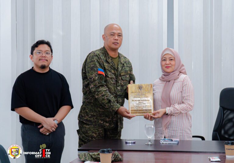 PMA TEAM PAYS COURTESY CALL, INVITES CITY YOUTH TO TAKE ENTRANCE EXAMINATION